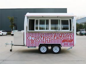 Arc style mini food trailer