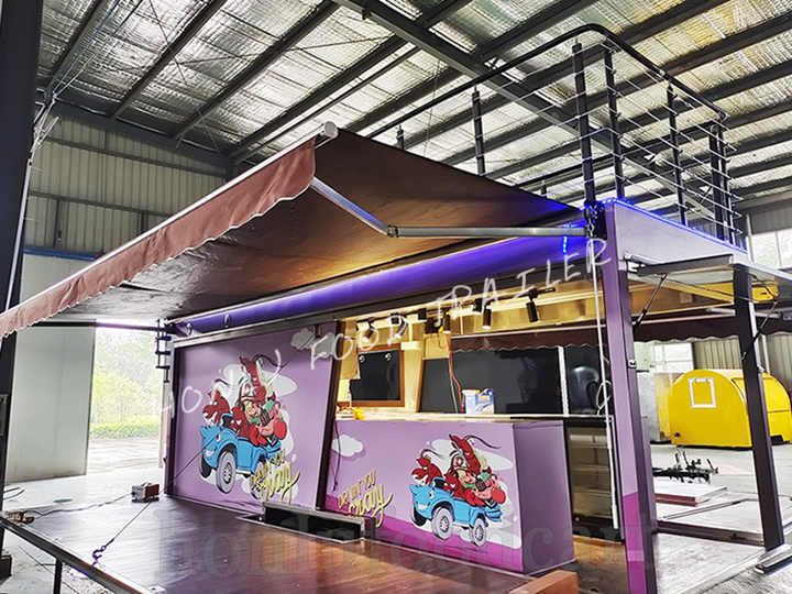 Coffee trailer - customization mode