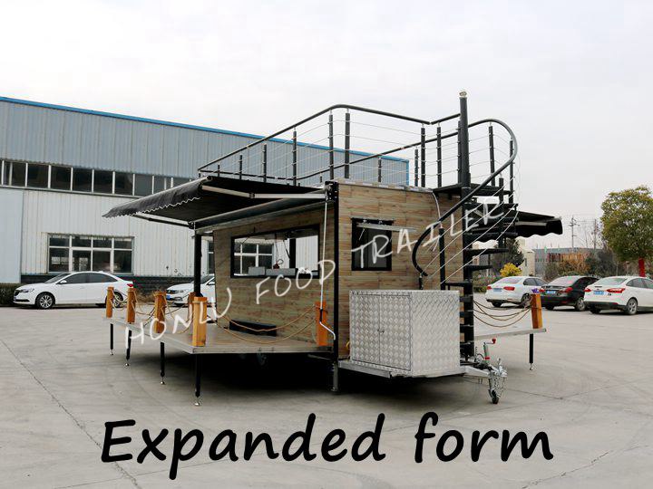 Coffee trailer-expanded form