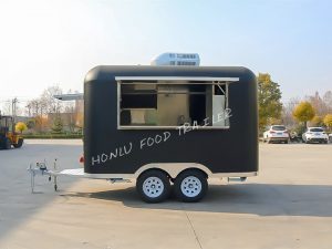 3.5M galvanized food trailer (1)