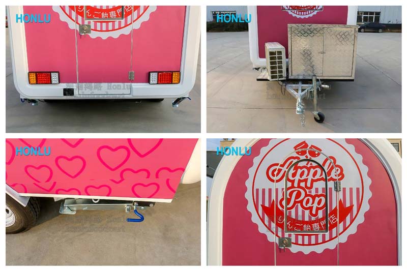 Arc style mini food trailer more details