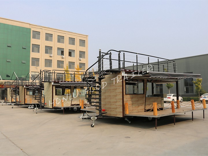 Cover-Four customized coffee trailer in New Zealand