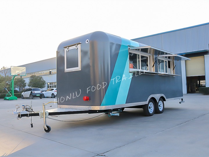 Customized 5.7m galvanized food trailer-21-8117 (2)