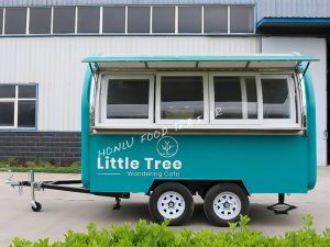 2.8M FRP small arc style food trailer (1)