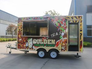 Customized 4M full body sticker square food trailer (1)