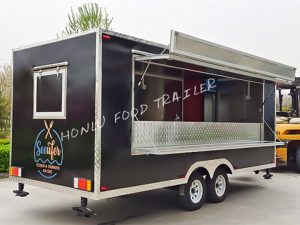 Customized 5M black square trailer