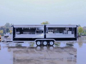 Customized 7M square food trailer (1)