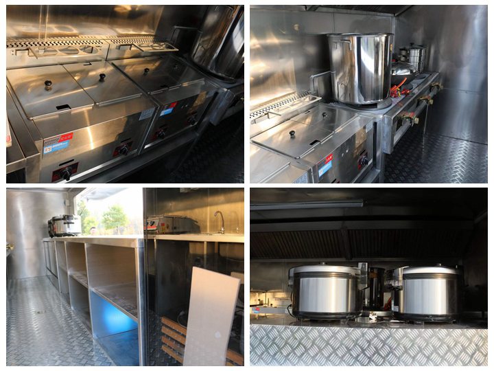 Inside equipments of UK customized trailer