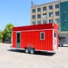 18ft Container Food Trailer With Awning back view