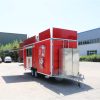 18ft Container Food Trailer With Awning display