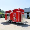 18ft Container Food Trailer With Awning front view