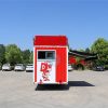 18ft Container Food Trailer With Awning side view