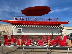18ft double decker food trailer in America