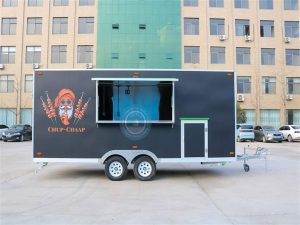 18ft Kebab Trailer For Sale front view