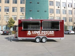 18ft catering trailer for sale front view