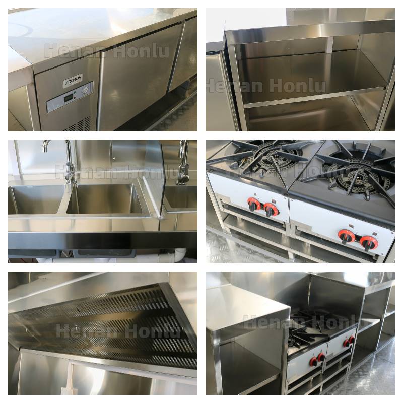 18ft catering trailer inner details