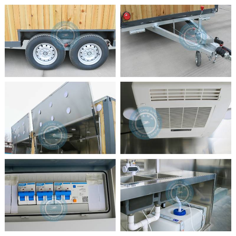 5.7m European Standard Container Food Trailer More Details