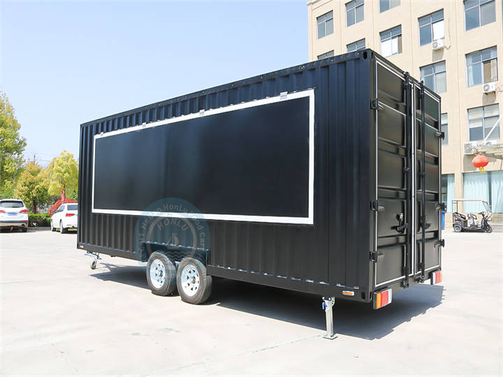 18.7ft shipping container food trailer