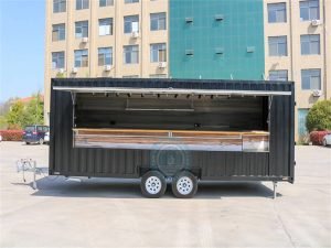 shipping container food trailer on sale