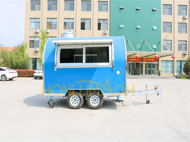 10ft round food trailer