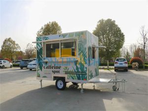 3m coffee trailer front view