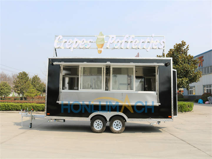 4m crepes and poffertjes trailer