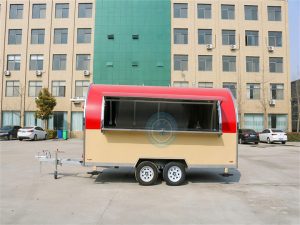 4m round food trailer