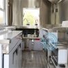 5.5m yellow food trailer inner view