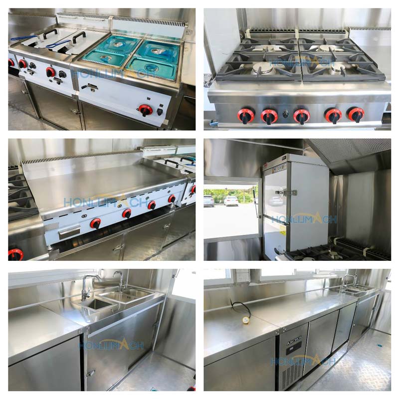 5.7m Mexican food trailer more details