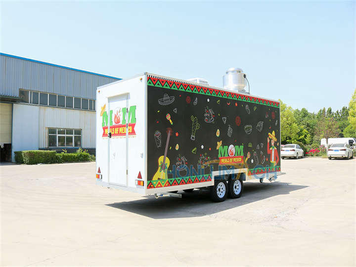 5.7m Mexican food trailer