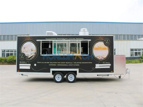 Factory Price Mobile Catering Trailer For Sale - Honlu Food Trailer
