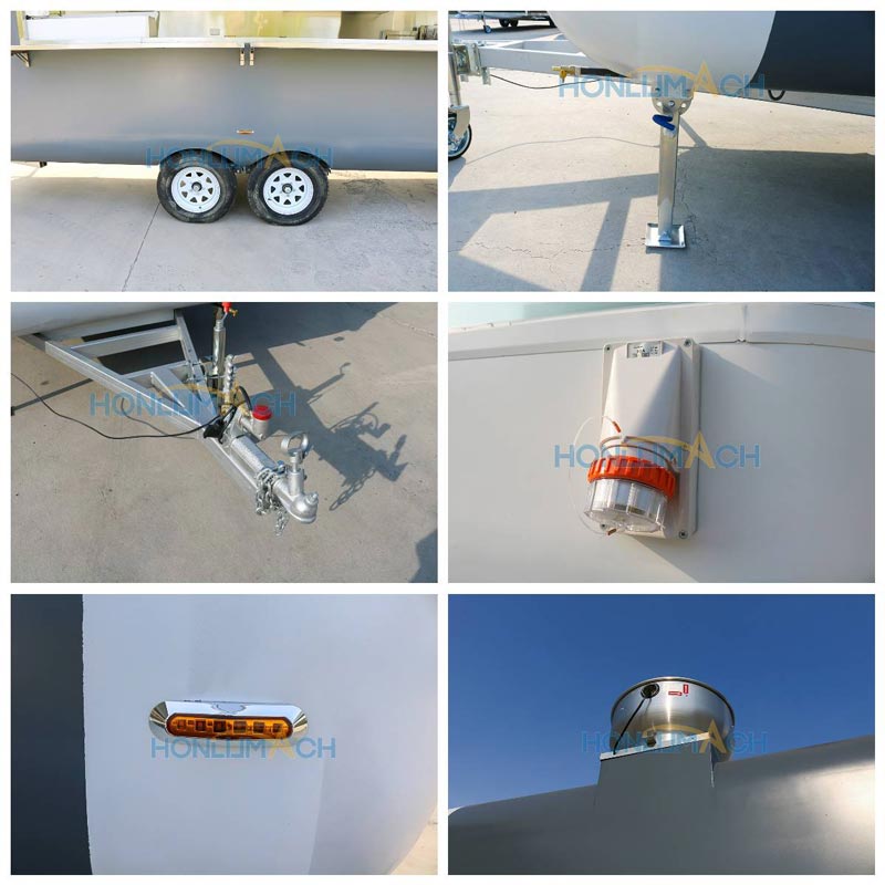6m catering trailer burger van details