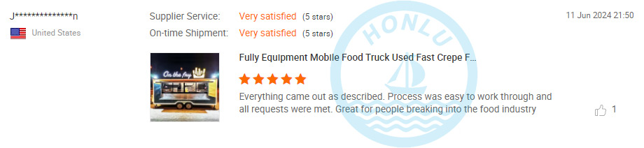 America customer food review