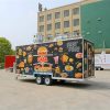 18ft food truck full kitchen back view