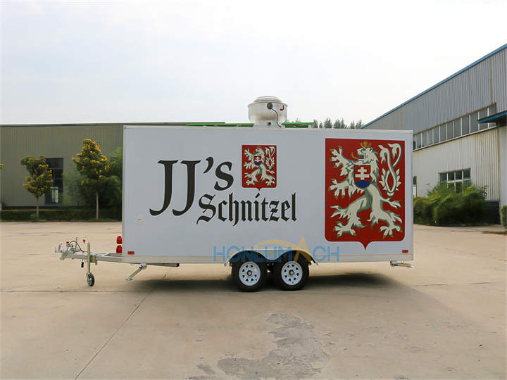 16ft Schnitzel Food Truck back view
