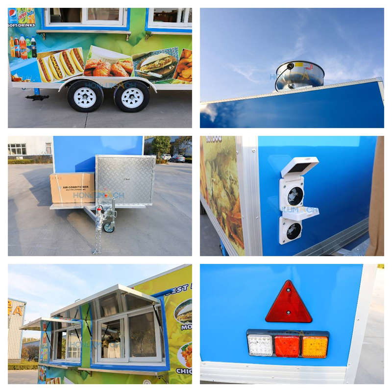 4m restaurant trailer details