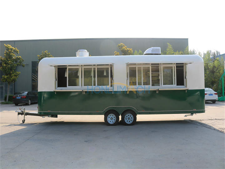 25ft Galvanized Food Truck France