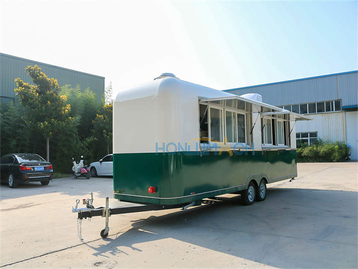 25ft Galvanized Food Truck France