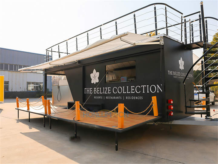 26ft two story coffee trailer