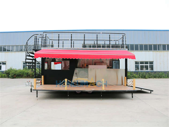18ft Foldable Two Story Food Trailer