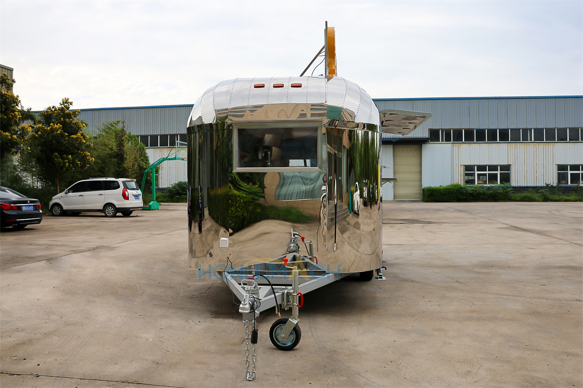 16ft Stainless steel Mobile Catering Trailer Canada - 图片 9
