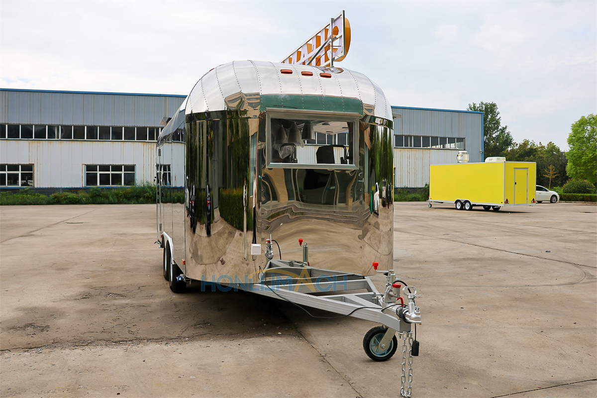 16ft Stainless steel Mobile Catering Trailer Canada - 图片 8