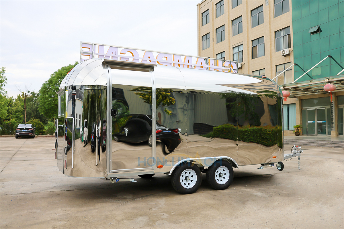 16ft Stainless steel Mobile Catering Trailer Canada - 图片 5