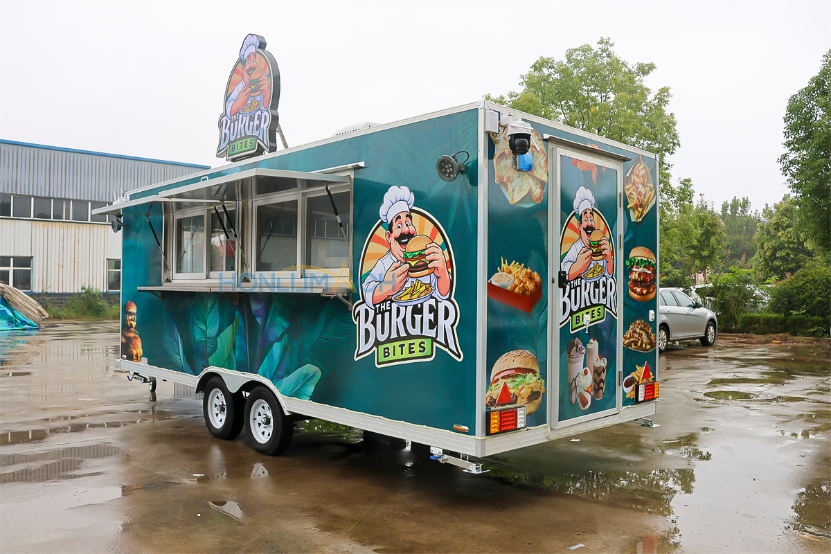 18ft Large Food Trailer United States of America - 图片 2