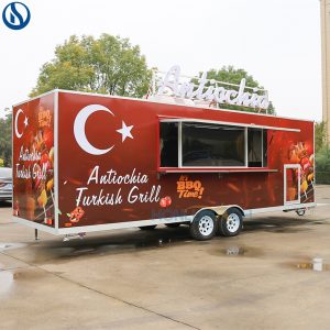 18ft Custom Mobile Food Trailer for Sale Canada