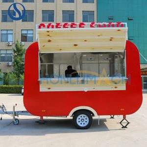 11.4ft Mobile Food Truck for Sale in Denmark CE & DOT Certified