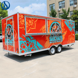 Portugal Custom18.7ft Mobile Food Trailers | Factory Direct Price & Fast Quote