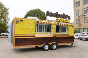 18ft Custom Mobile Food Trailer for Sale Canada | Fully Equipped & CE Certified