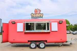 16.4ft Mobile Food Truck for Sale in Czech Republic CE & DOT Certified