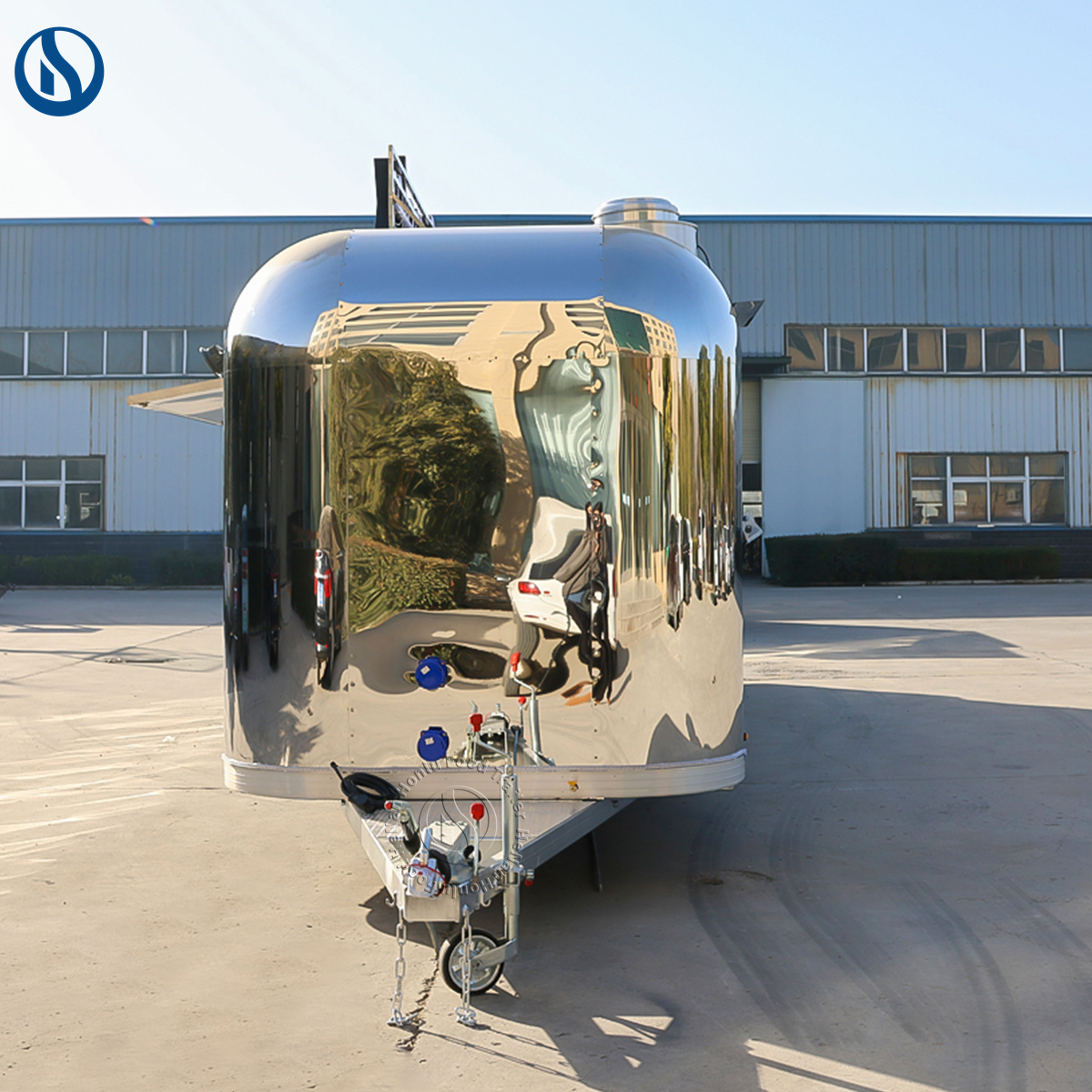 32ft Stainless steel Mobile Food Trailer Iceland - 图片 8